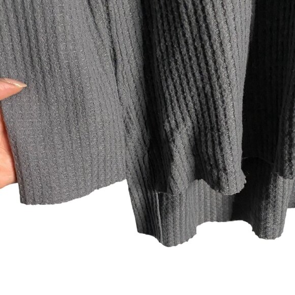 BP Women's Gray Soft Knit Cowl Neck Tunic Top - Picture 4 of 7